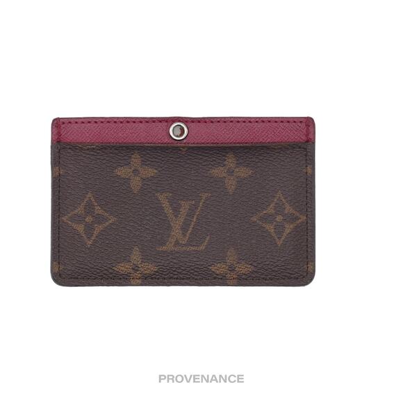 🔴 Louis Vuitton Card Holder Wallet - Monogram Fuchsia - Picture 2 of 7
